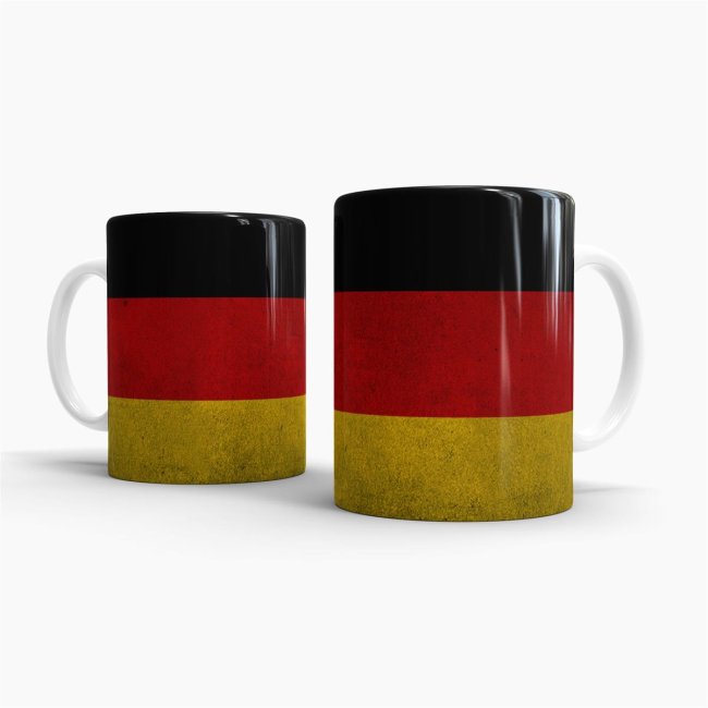 Retro Flaggentasse Deutschland
