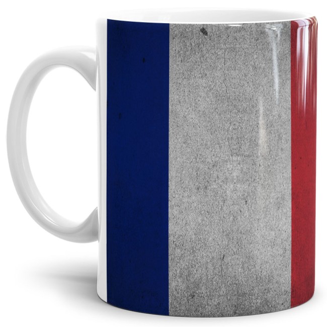 Retro Flaggentasse Frankreich Retro