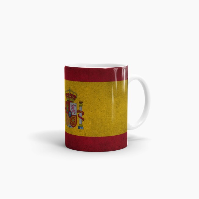Retro Flaggentasse Spanien