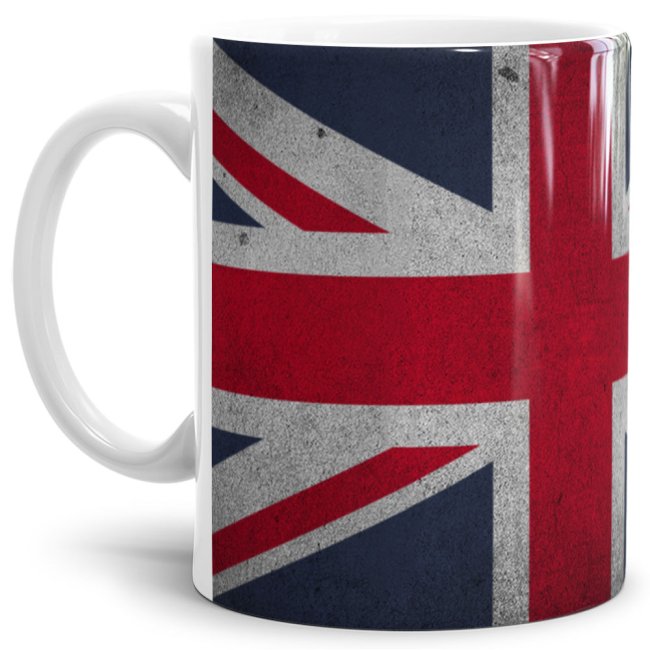 Retro Flaggentasse Gro&szlig;britanien