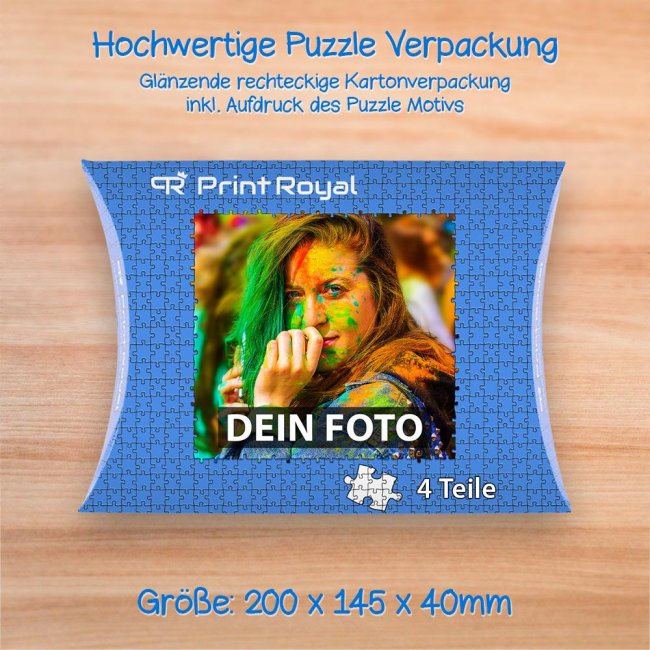 Holzpuzzle 4 Teile