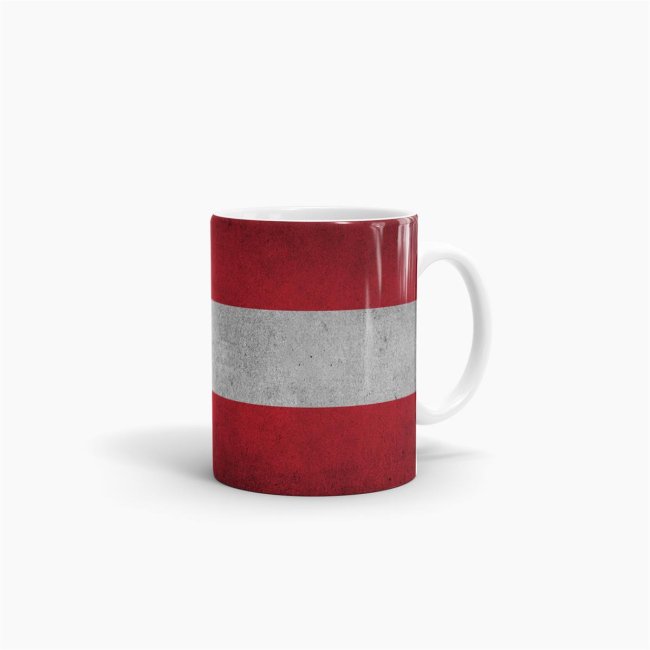 Retro Flaggentasse &Ouml;sterreich