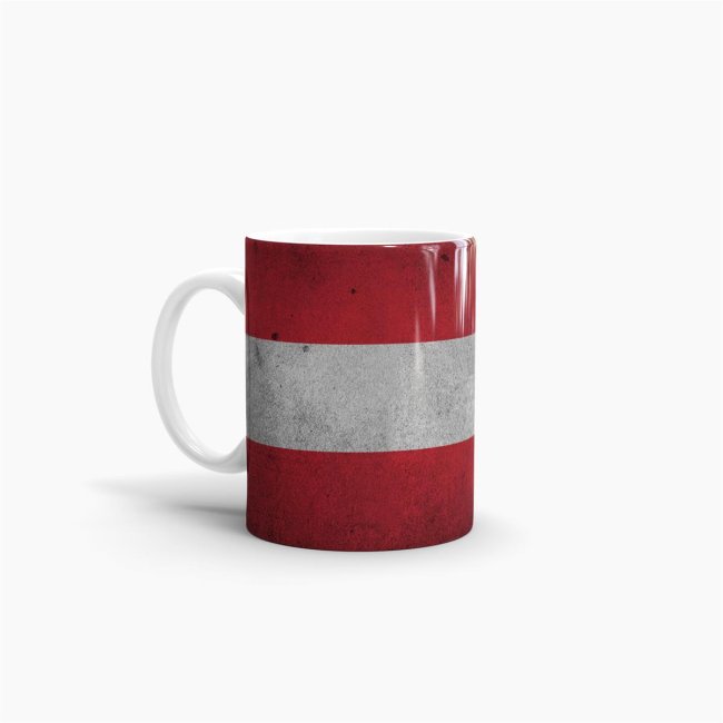 Retro Flaggentasse &Ouml;sterreich