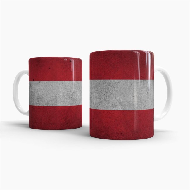 Retro Flaggentasse &Ouml;sterreich