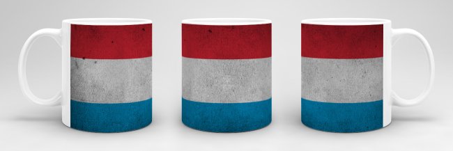 Retro Flaggentasse Luxemburg