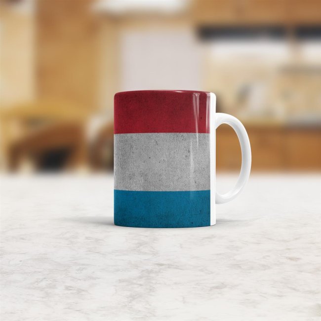 Retro Flaggentasse Luxemburg
