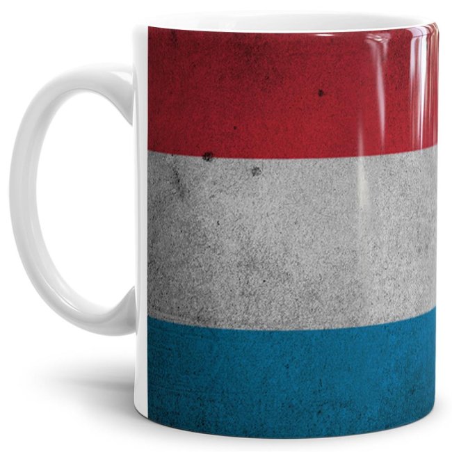 Retro Flaggentasse Luxemburg