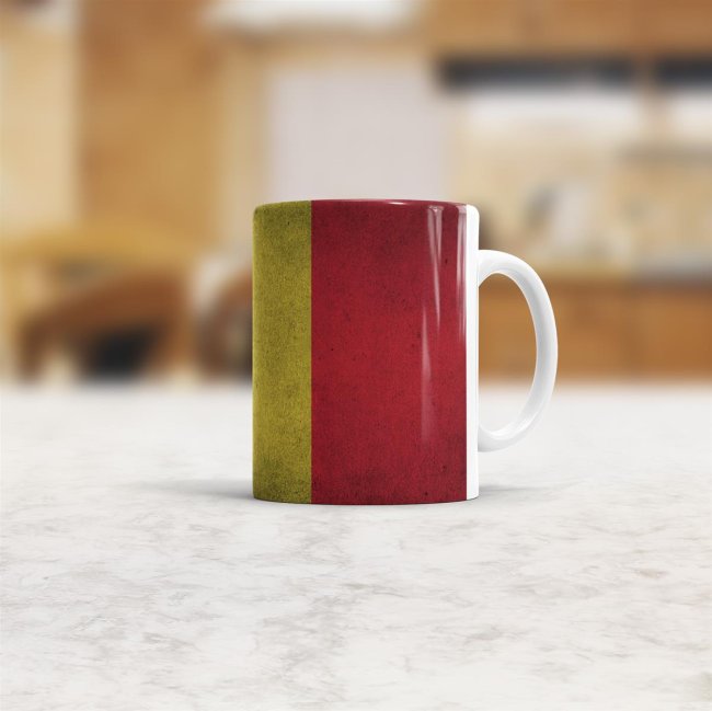 Retro Flaggentasse Belgien