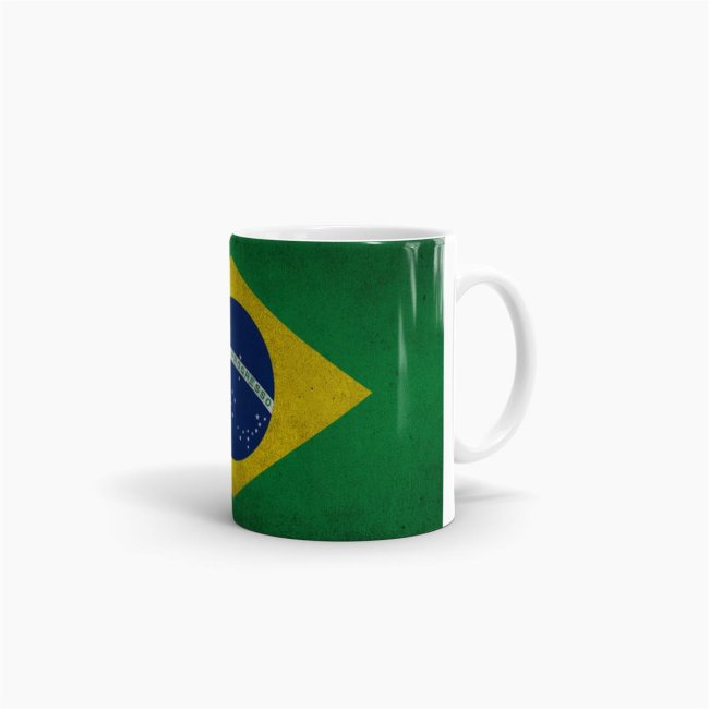 Retro Flaggentasse Brasilien