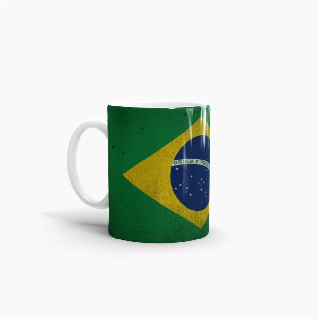 Retro Flaggentasse Brasilien