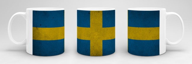 Retro Flaggentasse Schweden