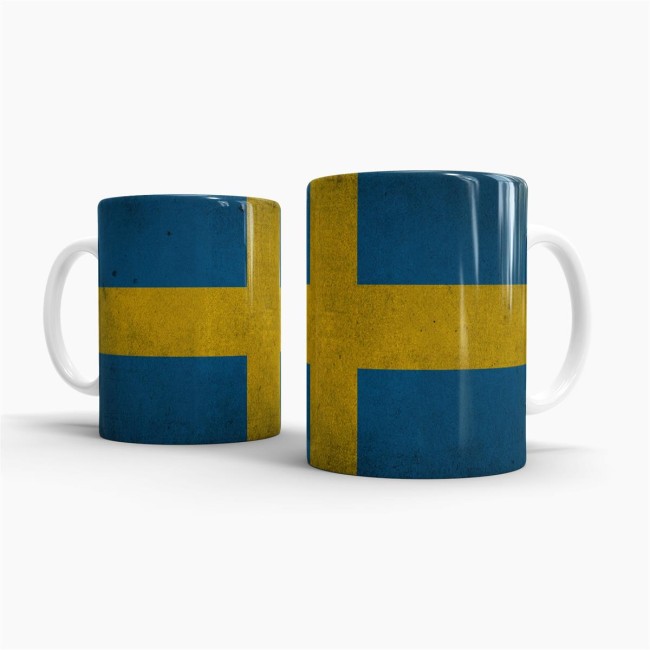 Retro Flaggentasse Schweden