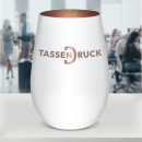 Zweifarbiges Windlicht mit Gravur in Matt-Wei&szlig; - 3...