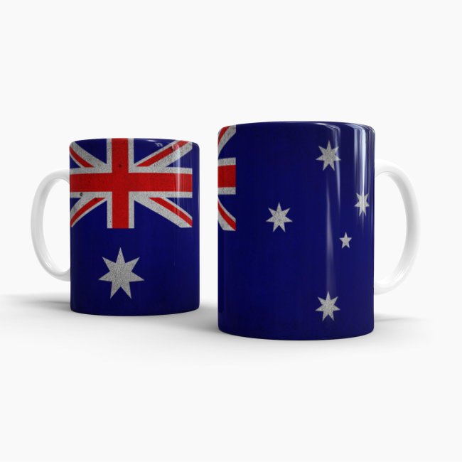 Retro Flaggentasse Australien