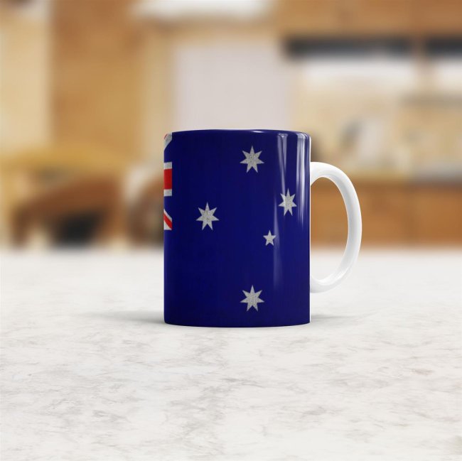 Tasse Australien Flagge Retro