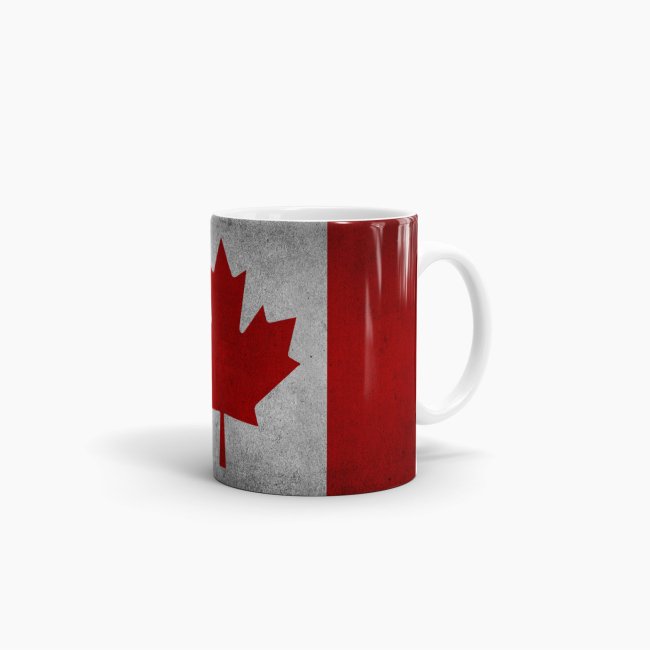 Retro Flaggentasse Kanada