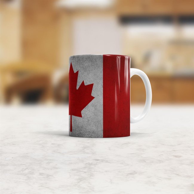 Retro Flaggentasse Kanada