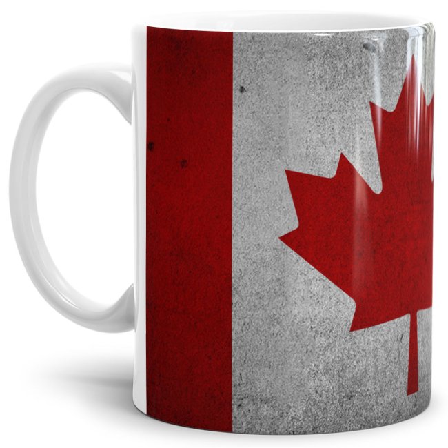 Retro Flaggentasse Kanada