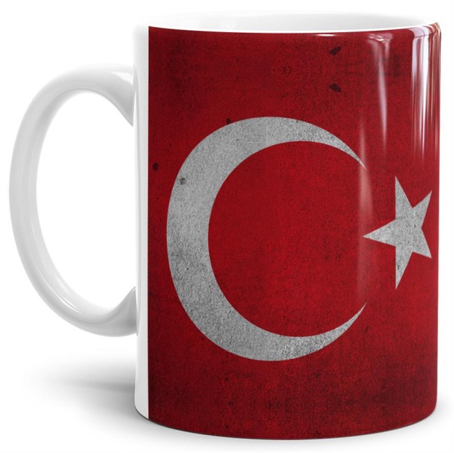 Retro Flaggentasse Tuerkei