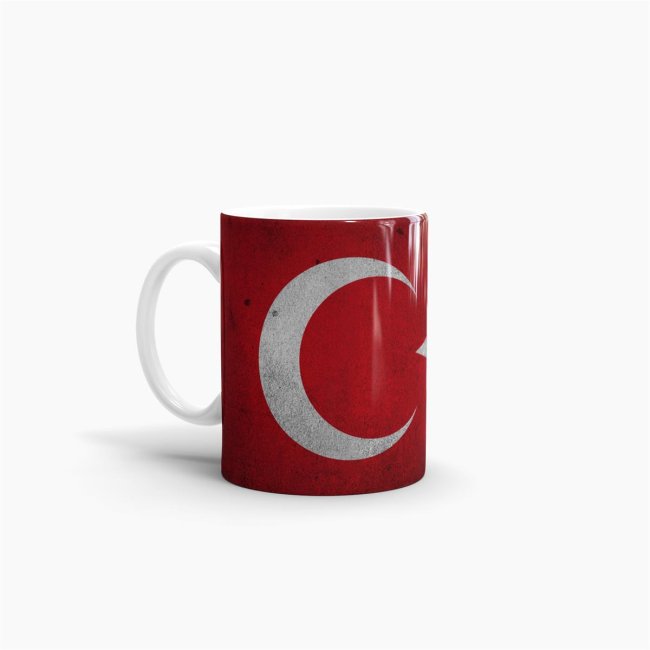 Retro Flaggentasse Tuerkei