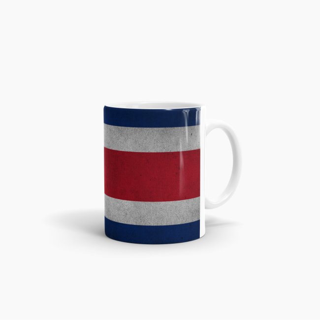 Retro Flaggentasse Costa Rica