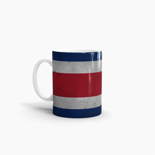 Retro Flaggentasse Costa Rica