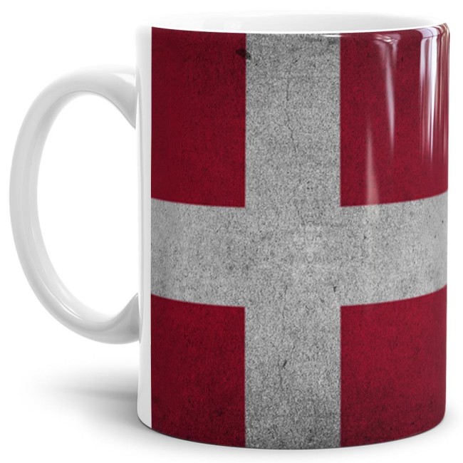 Retro Flaggentasse Daenemark