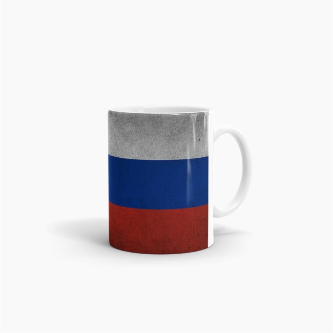 Retro Flaggentasse Russland