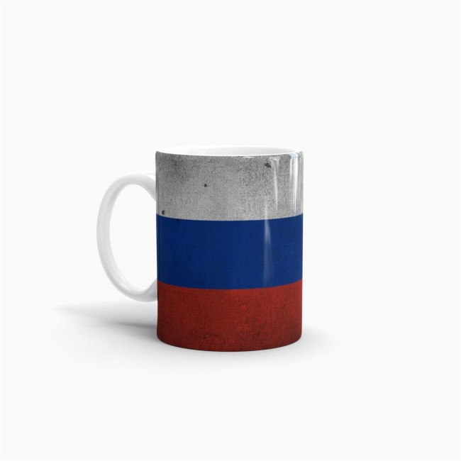 Retro Flaggentasse Russland