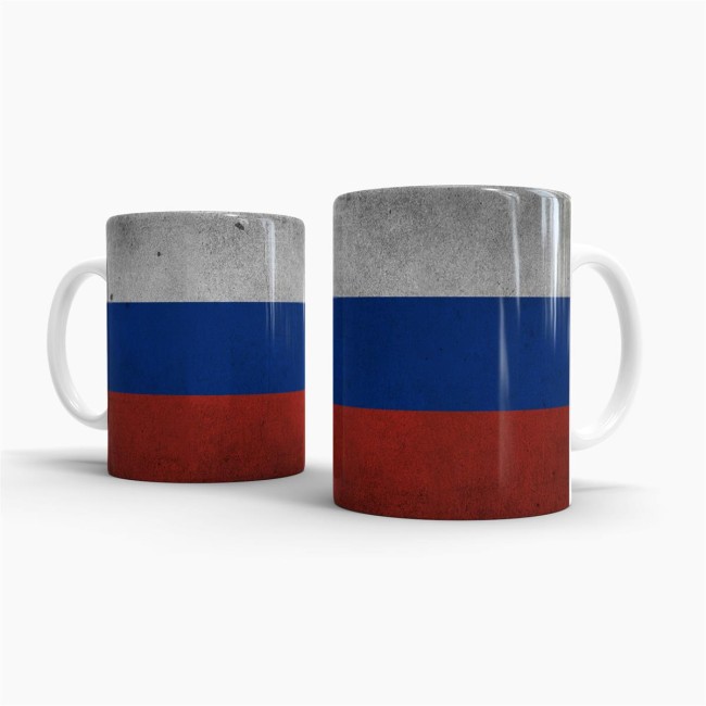 Retro Flaggentasse Russland