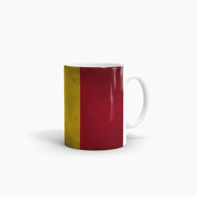 Retro Flaggentasse Rumaenien