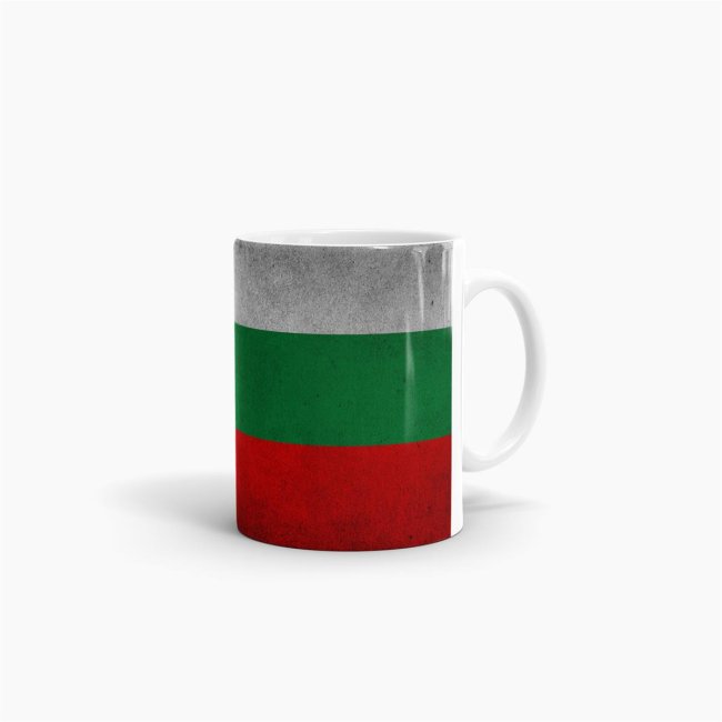 Retro Flaggentasse Bulgarien