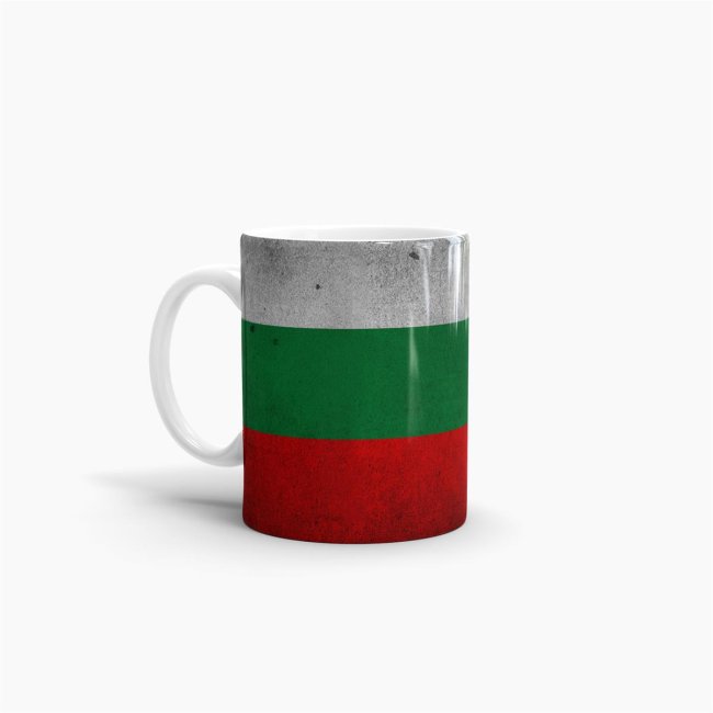 Retro Flaggentasse Bulgarien