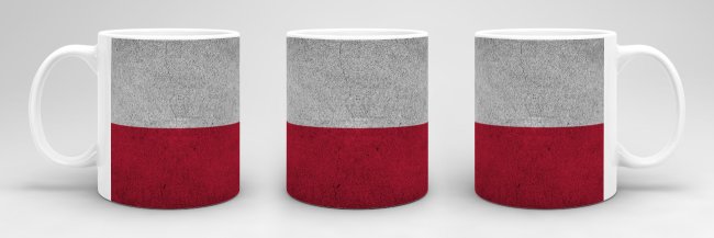 Retro Flaggentasse Polen