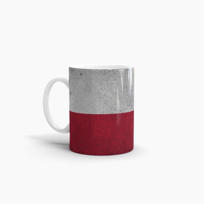 Retro Flaggentasse Polen