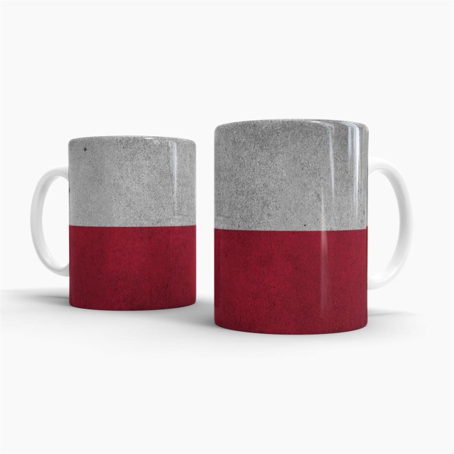 Retro Flaggentasse Polen