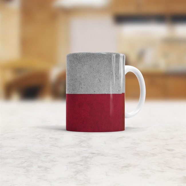 Retro Flaggentasse Polen
