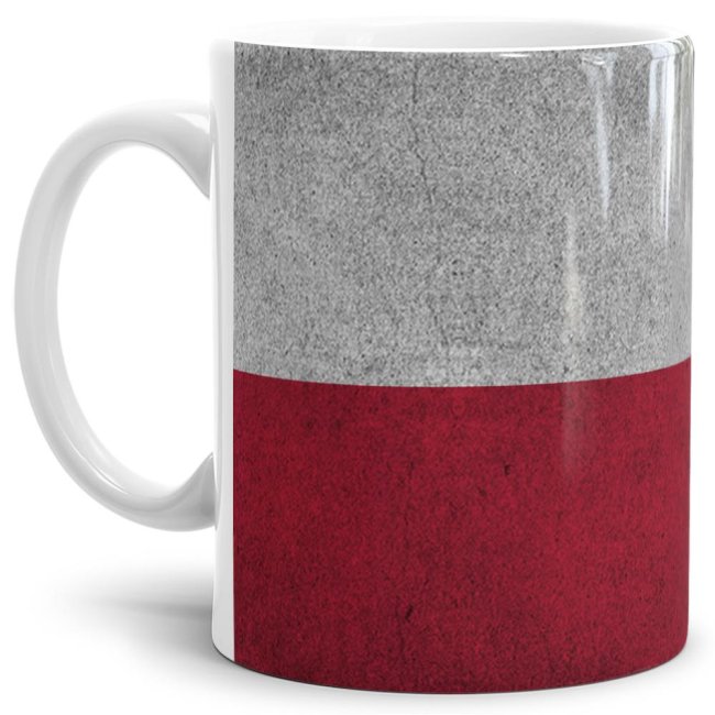 Retro Flaggentasse Polen