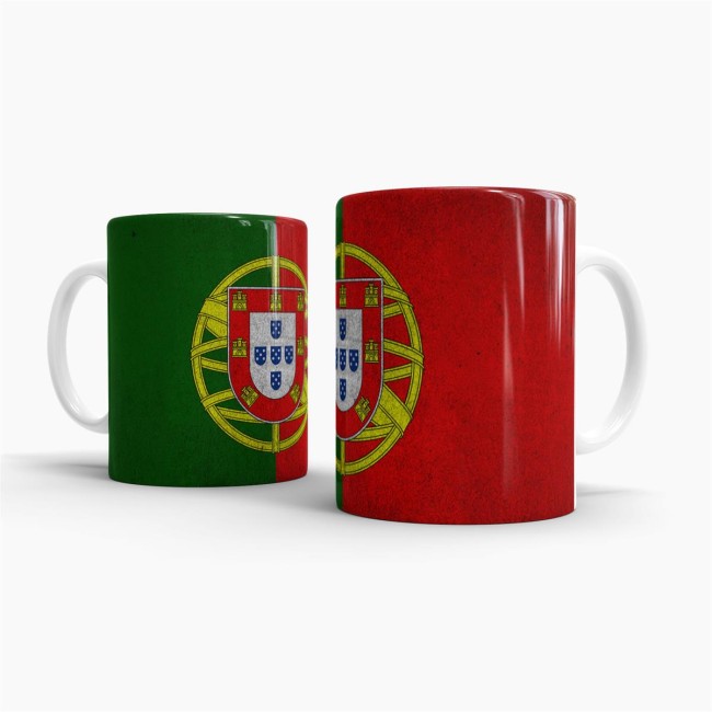 Retro Flaggentasse Portugal