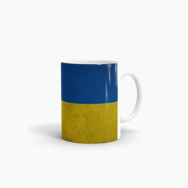 Retro Flaggentasse Ukraine