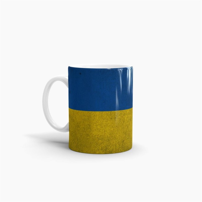 Retro Flaggentasse Ukraine