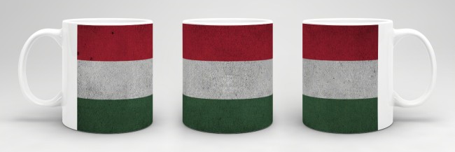 Retro Flaggentasse Ungarn