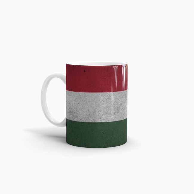 Retro Flaggentasse Ungarn