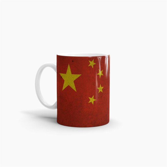 Retro Flaggentasse China