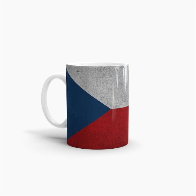 Tasse Tschechien Flagge Retro
