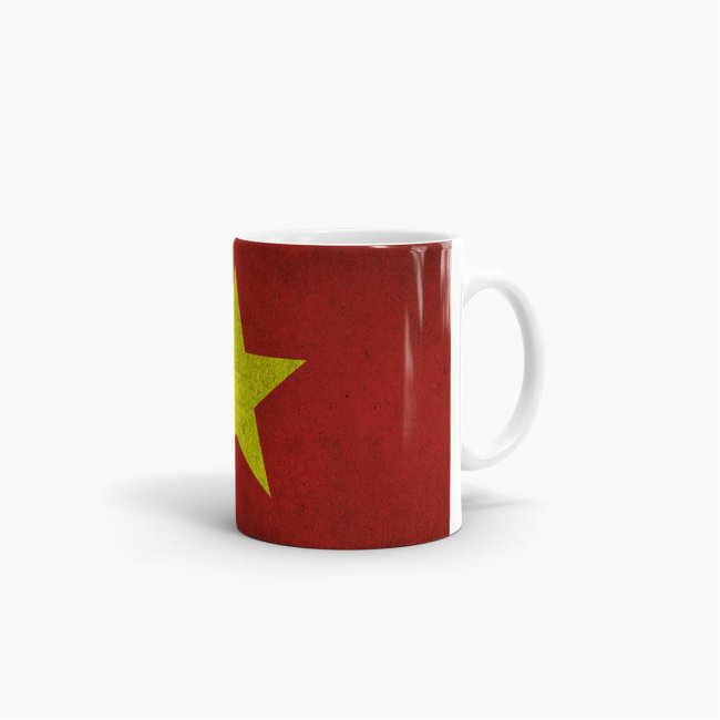 Retro Flaggentasse Vietnam