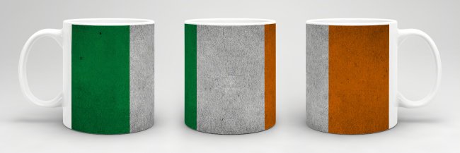 Retro Flaggentasse Irland