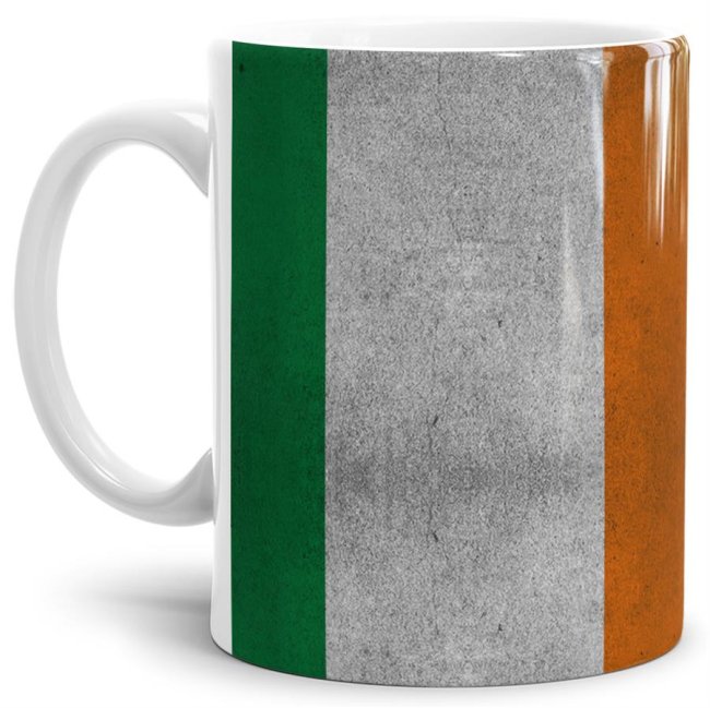 Tasse Irland Flagge Retro
