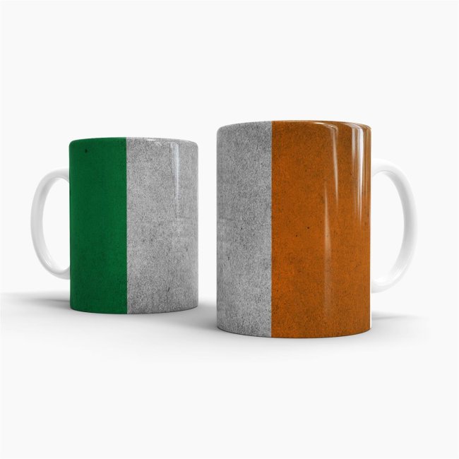 Tasse Irland Flagge Retro
