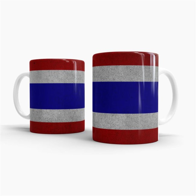 Retro Flaggentasse Thailand